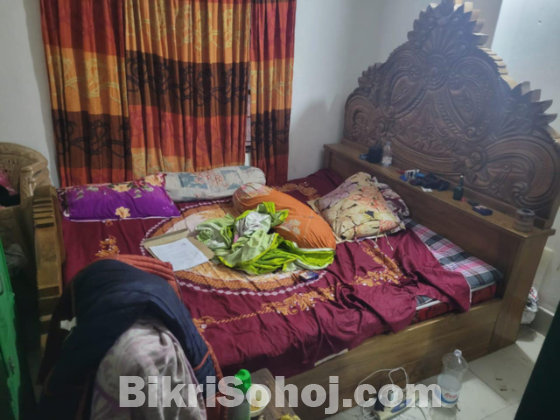 সেগুন কাঠের খাট